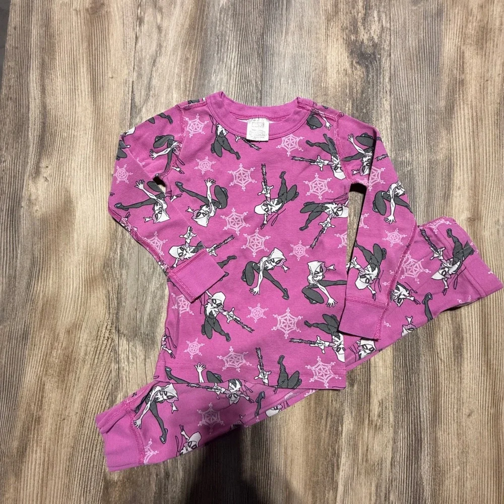 Modern Hanna Andersson Pajama Set Pink Ghost-Spider Playwear